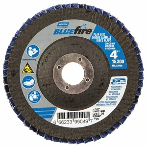 NORTON ABRASIVES 66623399049 Flap Disc 4 Inch x 36 Grit 5/8 | AB7RMY 23Z446