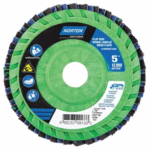 NORTON ABRASIVES 66623399133 Flap Disc 5 Inch x 36 Grit 7/8 | AB7RPY 23Z492