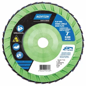 NORTON ABRASIVES 66623399135 Flap Disc 7 Inch x 36 Grit 7/8 | AB7RRT 23Z535