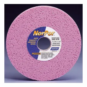 NORTON ABRASIVES 69936662923 Straight Grinding Wheel, 8 Inch Dia., 1 1/4 Inch Hole Size, Type 1, 5Pk | CJ3NQC 1JAX6