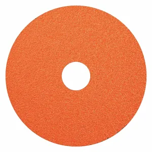 NORTON ABRASIVES 69957370195 Fiber Disc, 4 1/2 Inch Dia., 60 Abrasive Grit, Coarse, Fiber, No Backing, Ceramic | CJ2DUG 54YM05