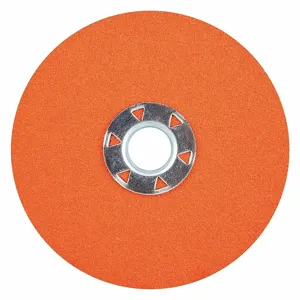 NORTON ABRASIVES 69957370208 Fiber Disc, 4 1/2 Inch Dia., 80 Abrasive Grit, Coarse, Fiber, No Backing, Ceramic | CJ2DXF 54YM18