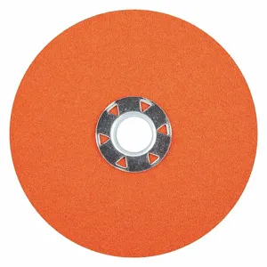 NORTON ABRASIVES 69957370212 Fiber Disc, 5 Inch Dia., 80 Abrasive Grit, Coarse, Fiber, No Backing, Ceramic | CJ2DWA 54YM22