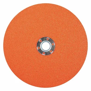 NORTON ABRASIVES 69957370214 Fiber Disc, 7 Inch Dia., 50 Abrasive Grit, Coarse, Fiber, No Backing | CJ2DUA 54YM24