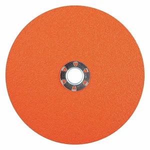 NORTON ABRASIVES 69957370216 Fiber Disc, 7 Inch Dia., 80 Abrasive Grit, Coarse, Fiber, No Backing, Ceramic | CJ2DVL 54YM26