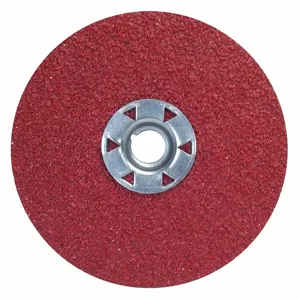 NORTON ABRASIVES 77696009749 Quick Change Disc, 5 Inch Dia., 36 Grit, Extra Coarse, Ceramic Alumina, Coated | CJ3CJV 436D87