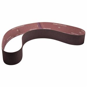 NORTON ABRASIVES 78072721590 Sanding Belt, 2 1/2 Inch Wide, 60 Inch Length, Aluminum Oxide, 80 Grit, Medium | CJ3GKU 2D545