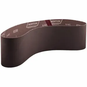 NORTON ABRASIVES 78072722105 Sanding Belt, 4 Inch W X 36 Inch L Oxide, 40 Grit, X Wt Cotton Backing, R228 Metalite | CT4EUA 804J26