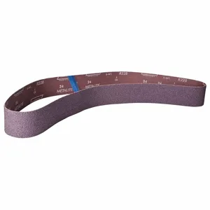 NORTON ABRASIVES 78072762559 Sanding Belt 2 Width x 30 Length Aluminium Oxide 80 Grit Pk10 | AF8HGY 26LW72