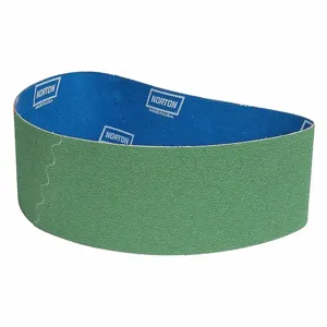 NORTON ABRASIVES 78072727256 Sanding Belt, 6 Inch Wide, 48 Inch Length, Zirconia Alumina, 60 Grit, Medium, 10Pk | CJ3GLK 26LX93