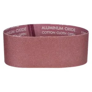 NORTON ABRASIVES 78072727943 Sanding Belt, 4 Inch W X 24 Inch L Oxide, 100 Grit, X Wt Cotton Backing, R255 Metalite | CT4ETT 6A017