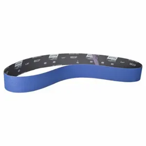 NORTON ABRASIVES 78072768991 Sanding Belt, 2 1/2 Inch W X 60 Inch L, Zirconia Alumina, 80 Grit, X Wt Polyester Backing | CT4ERD 804J18