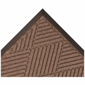 NOTRAX 168S0023BR Entrance Mat, Diamond, Indoor, Heavy, 2 Ft X 3 Ft, 3/8 Inch Thick, Polypropylene, Rubber | CT4FKL 25PN83