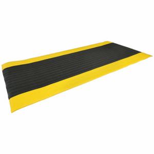 NOTRAX 410S0534BY Antifatigue Mat, Ribbed, 3 Ft X 4 Ft, 5/8 Inch Thick, Black | CT4FJQ 45WL95