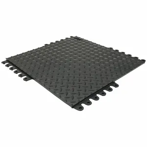 NOTRAX 570S1818BL Dry Area Matting, Black, 45 cm x 45 cm Size | CF4JEE