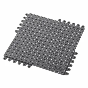 NOTRAX 572S1818BL Dry Area Matting, Black, 45 cm x 45 cm Size | CF4JEN