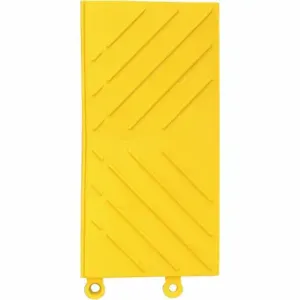 NOTRAX 620FR006YL Ramp Edge, 6 Inch X 12 Inch Diamond Plate, Yellow, Vinyl, 6 PK | CT4FMK 38N615