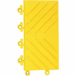 NOTRAX 620MR006YL Ramp Edge, 6 Inch X 12 Inch Diamond Plate, Yellow, Vinyl, 6 PK | CT4FML 38N616