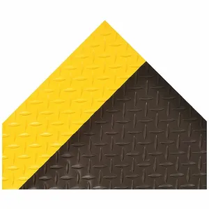 NOTRAX 737R0036YB Industrial Matting, Black/Yellow, 91 cm x 22.8 m x 4.7 Mm Size | CF4JGW