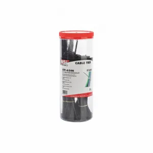 NSI INDUSTRIES CTP-650B Cable Tie Canister, Black, 100 Pack | CT4FVL 173R70