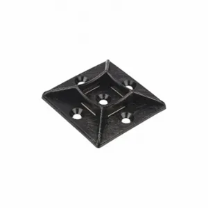 NSI INDUSTRIES FTH5A-B Adhesive Tie Mount, Black, 0.75 x 0.75 Inch | CT4FVD 173U39