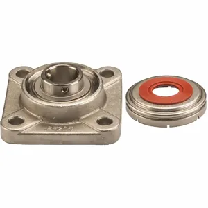 NTN SUCF207-20C0FG1 4 Bolt Flange Bearing, 1 1/4 Inch Bore, Ss, Set Screws, 4 19/32 Inch Lg, 1 3/4 Inch Wd | CT4GKB 406V15