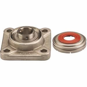 NTN SUCF211-35C0FG1 4 Bolt Flange Bearing, 2 3/16 Inch Bore, Ss, Set Screws, 6 3/8 Inch Lg, 2 19/64 Inch Wd | CT4GKM 406V26