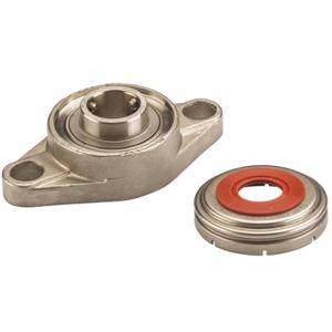 NTN SUCFL206-20C0FG1 2 Bolt Flange Bearing, 1 1/4 Inch Bore, Ss, Set Screws, 5 17/32 Inch Length | CT4GED 406U76