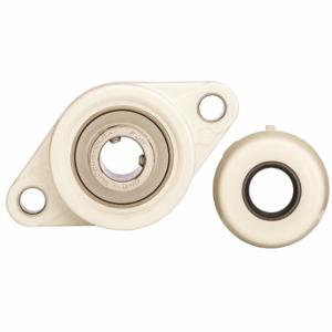 NTN SUCNFL206-19C0FG1 2 Bolt Flange Bearing, 1 3/16 Inch Bore, Polymer, Set Screws, 5 53/64 Inch Length | CT4GEG 406U67