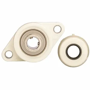 NTN SUCNFL205-16C0FG1 2 Bolt Flange Bearing, 1 Inch Bore, Polymer, 5 7/64 Inch Length, 2 Inch Width | CT4GKW 406U66