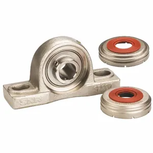 NTN SUCP207-23C0FG1 Pillow Block Bearing, 1 7/16 Inch Bore, Stainless Steel, Set Screws | CT4GRH 406V51