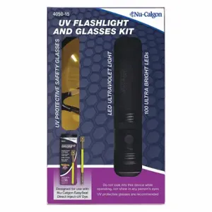 NU-CALGON 4050-15 UV Inspection FlashLight Kit, UV Inspection FlashLight Kit, UV LED Lamp | CT4HAH 55VE75