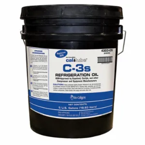 NU-CALGON 4303-05 Refrigeration Lubricant, 5 Gal Container Size, Mineral Oil | CT4GZY 22NV47