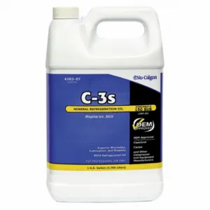 NU-CALGON 4303-07 Refrigeration Lubricant, 1 Gal Container Size, Mineral Oil, 32 | CT4GZR 22NV46