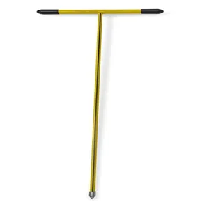 NUPLA 69403 Soil Probe, Metal Tip, 4 ft. Length, 60 Inch Classic T-Handle, Fiberglass | CJ4LTE