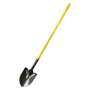 NUPLA 72762 Shovel, #2 Round Point, Heavy Gauge Blade, 30 Inch D-Grip Handle | CJ4LUT