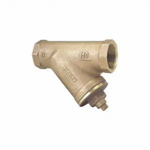 O C KECKLEY COMPANY 11/21THY-BCM20M34-FTI-F Y Strainer, Bronze, 1 1/2 Inch Pipe Size, NPT, 200 psi, 6 1/4 Inch Height | CJ3VNU 45AK87