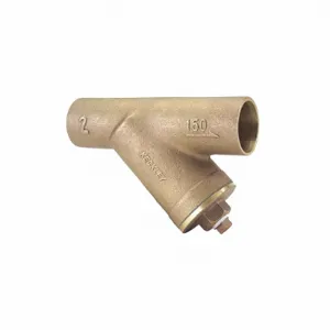 O C KECKLEY COMPANY 1/41SJY-BCM20M34-FTI-E Y Strainer, Bronze, 1/4 Inch Pipe Size, Sweat, 200 psi, 3 3/8 Inch Height | CJ3VNQ 45AL80