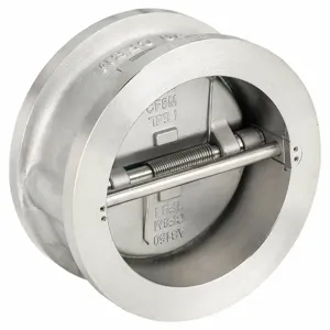 O C KECKLEY COMPANY DD2R-36-364IX-600 Check Valve, Single Flow, Inline Wafer, 316 SS, 6 Inch Pipe/Tube Size, Viton | CH9VAJ 45AL62