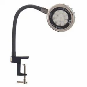 O.C. WHITE COMPANY LED-CD12-30-120V Spot Light, Led, Gooseneck, 12 Inch Arm Reach, 2, 750 Lm Max Brightness, 5000K, Clamp | CT4HPR 801CK7