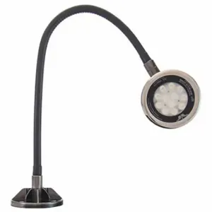 O.C. WHITE COMPANY LED-MG22-30-120V Spot Light, Led, Gooseneck, 22 Inch Arm Reach, 2, 750 Lm Max Brightness, 5000K, Magnet | CT4HQH 801CK1