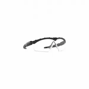 OAKLEY 11-186 Safety Glasses, Anti-Fog /Anti-Scratch, Wraparound Frame, Half-Frame, Black, Black, Unisex | CT4HDW 417X42