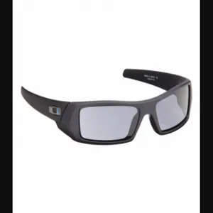 OAKLEY OO9014-11 Safety Glasses, Anti-Scratch, Wraparound Frame, Full-Frame, Gray, Black, Black, Unisex | CT4HEK 417X29