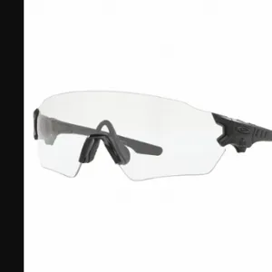 OAKLEY OO9328-05 Safety Glasses, Anti-Scratch, No Foam Lining, Wraparound Frame, Frameless, Black, Black | CT4HEA 417X39