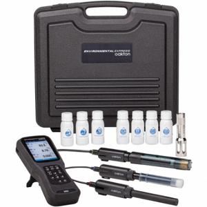 OAKTON 35660-80 3-Channel Meter, Handheld Meter Kit, -2.00 to 20.00, 0 to 200 mS, 0.01 to 200000 mg/L | CT4HGP 61UG68