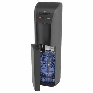 OASIS BAEB1SHSK Bottled Water Dispenser, Freestanding, Bottom Loading, Cold/Hot/Room Temp, Black | CT4HKD 447J85