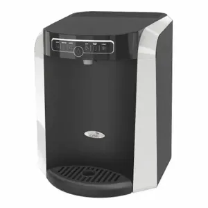 OASIS POU1ACTHSK Plumbed Water Dispenser, Cold/Hot/Room Temp, Black/Gray, 16 7/8 Inch Heightt | CT4HKQ 447J84