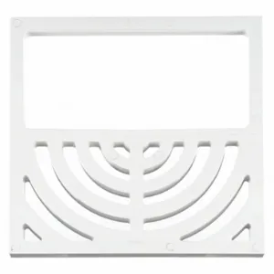 OATEY 42751 Floor Sink Top Grate, PVC, White, Drop Inch, 9 3/16 Inch Length | CT4HLV 39AT73