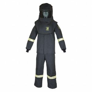 OBERON TCG4B-5XL Arc Flash Suit Kit, 5XL Größe, Anthrazit, 43 cal/cm², 4 HRC | CF2PZR 53PX40