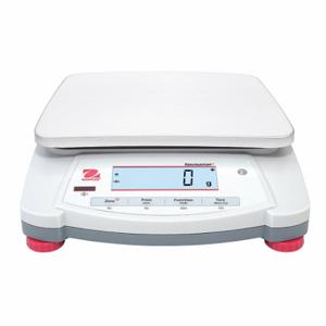 OHAUS 30456419 Bench Scale, 14 lb Wt, 5 3/4 Inch Weighing Surface Dp, 7 1/2 Inch Weighing Surface Wd | CV2REG 54YT11